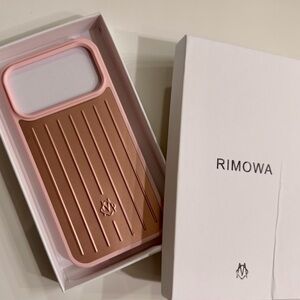RIMOWA pink case for iPhone 17 pro max